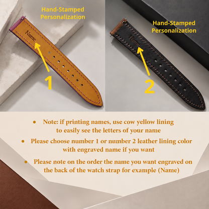 Classic Brown Buttero Leather Watch Strap