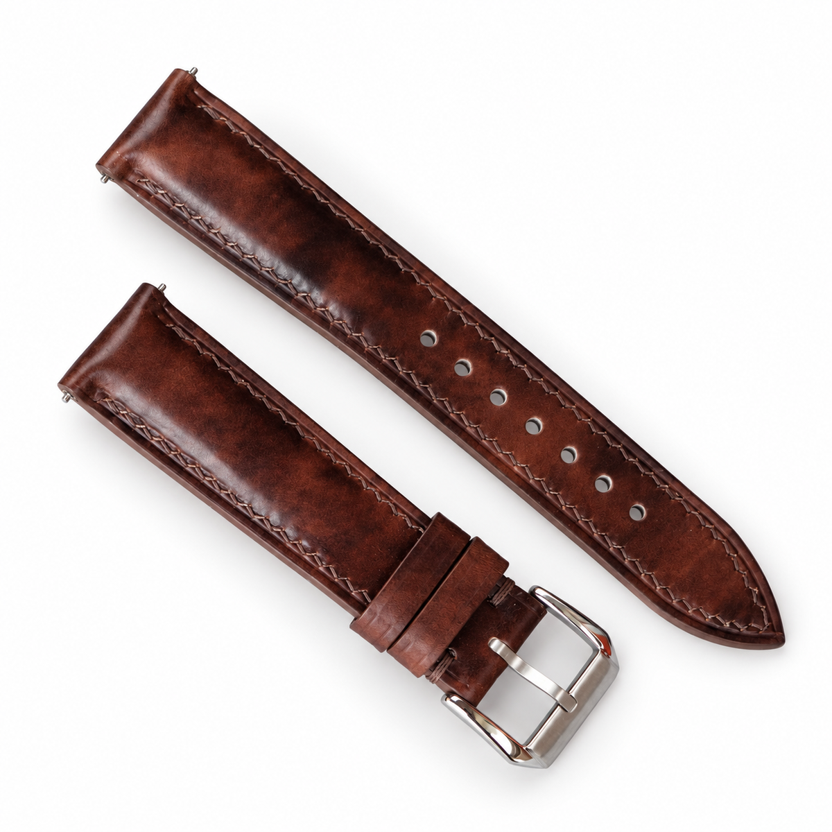 Handmade Museum Calf Leather Watch Strap – Custom Vintage Watch Band